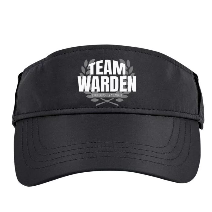 Team Warden Proud Family Member Warden Adult Drive Performance Visor