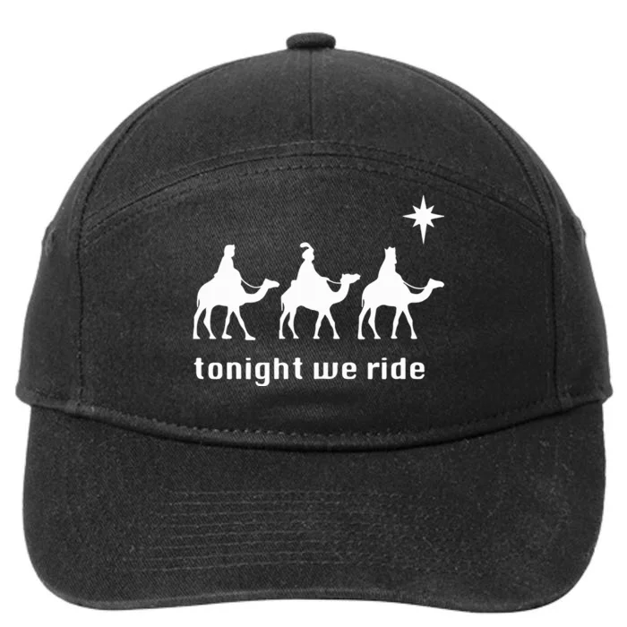 Tonight We Ride Christmas 3 Wise Menn Camel Ride 7-Panel Snapback Hat