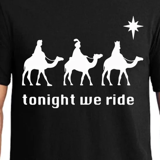 Tonight We Ride Christmas 3 Wise Menn Camel Ride Pajama Set