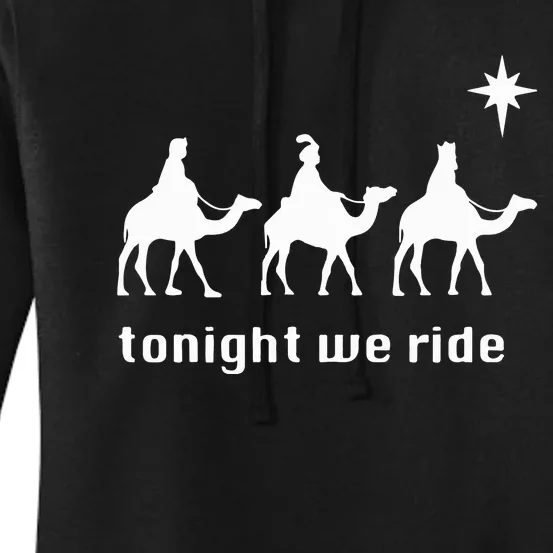 Tonight We Ride Christmas 3 Wise Menn Camel Ride Women's Pullover Hoodie