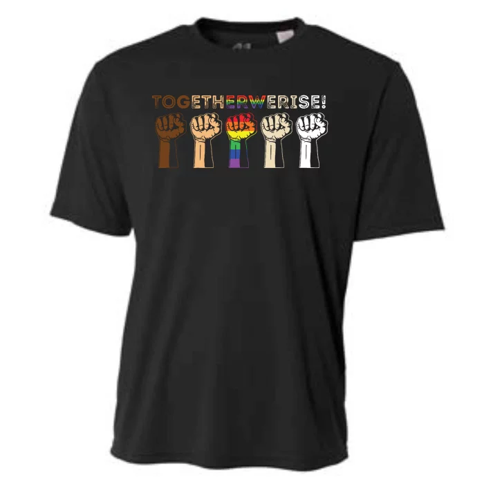 Together We Rise Black Lives Matter Cooling Performance Crew T-Shirt