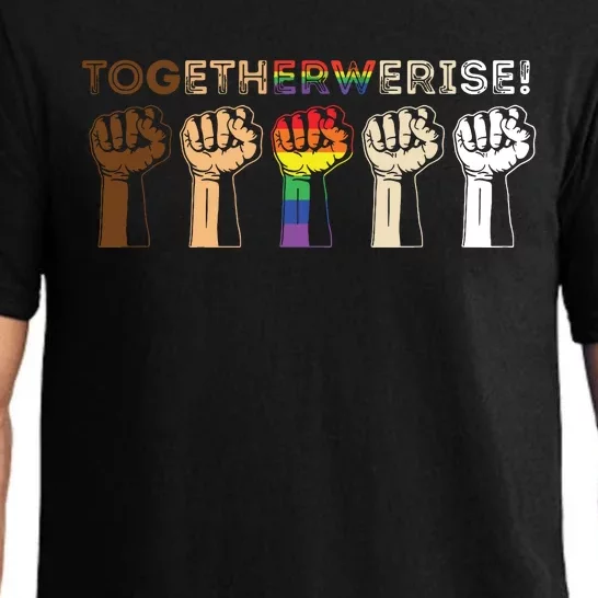 Together We Rise Black Lives Matter Pajama Set