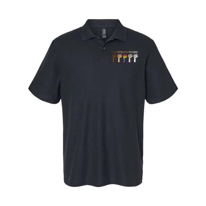 Together We Rise Black Lives Matter Softstyle Adult Sport Polo