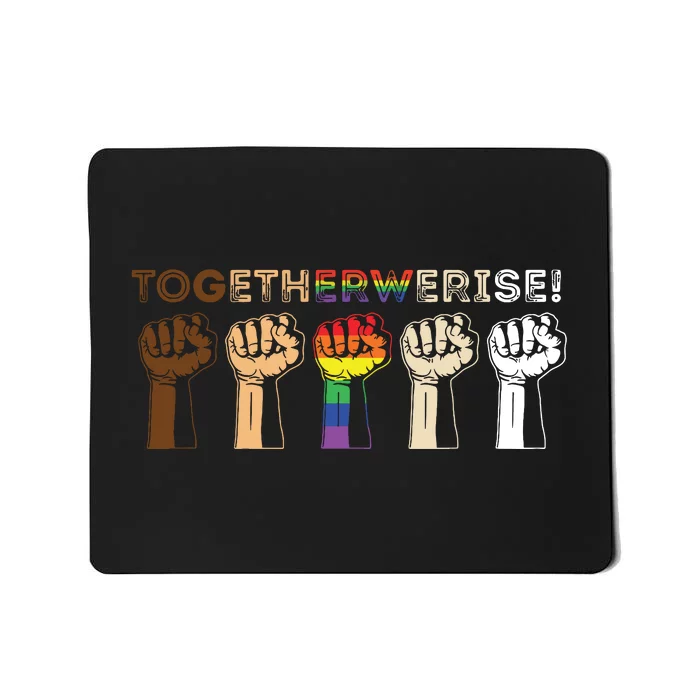 Together We Rise Black Lives Matter Mousepad