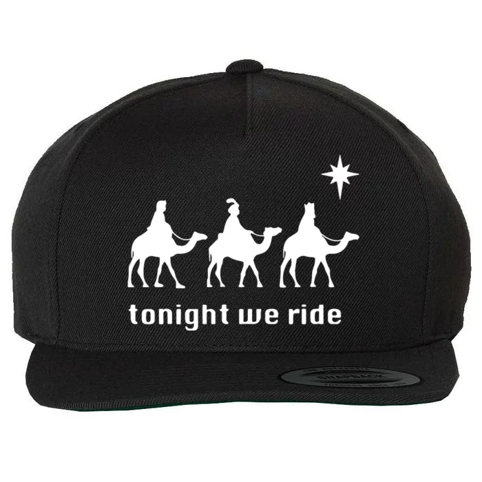 Tonight We Ride Christmas 3 Wise Menn Camel Ride Wool Snapback Cap