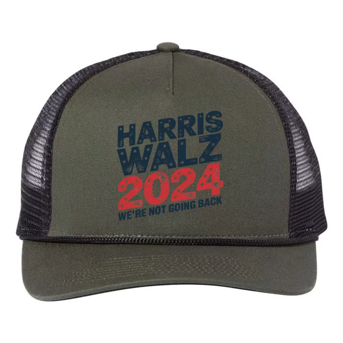 Together We Rise Harriswalz For The People Gift Retro Rope Trucker Hat Cap