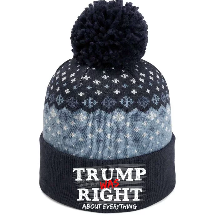 Trump Was Right About Everything, Anti Biden Outfits The Baniff Cuffed Pom Beanie