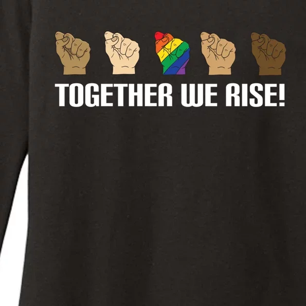 Together We Rise Opposition Equality Cute Gift Womens CVC Long Sleeve Shirt