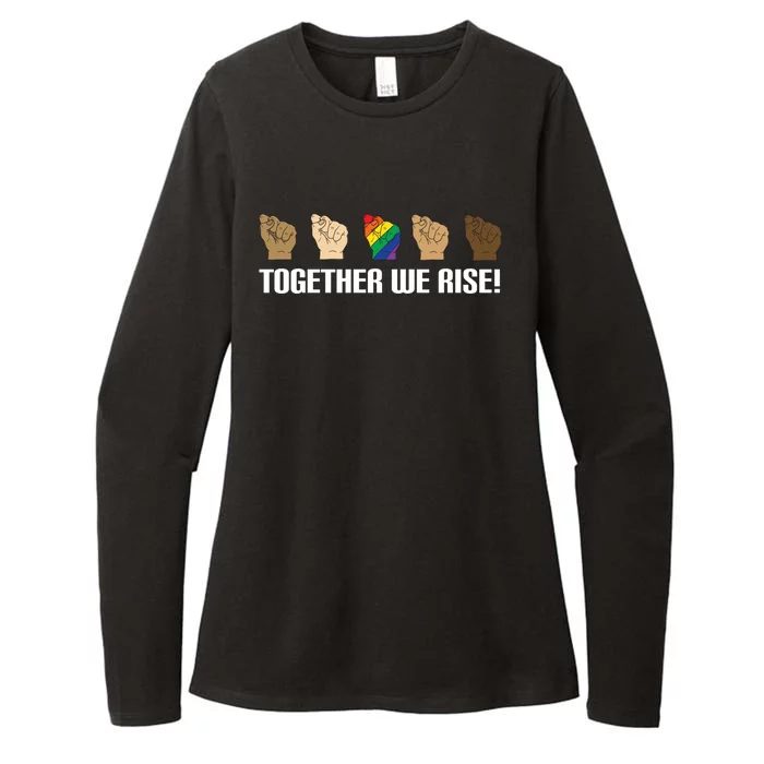 Together We Rise Opposition Equality Cute Gift Womens CVC Long Sleeve Shirt