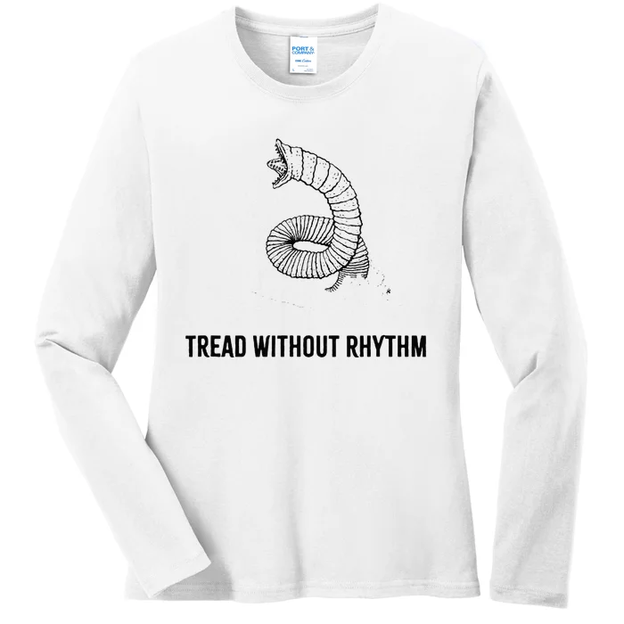 tread without rhythm Ladies Long Sleeve Shirt