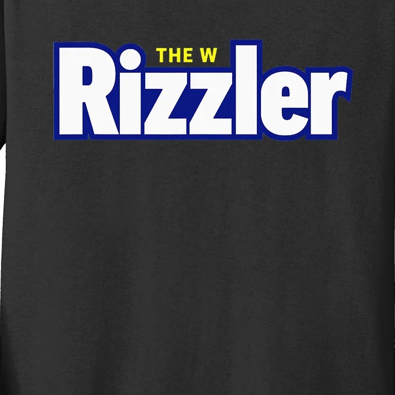 The W Rizzler For The Rizz God Kids Long Sleeve Shirt