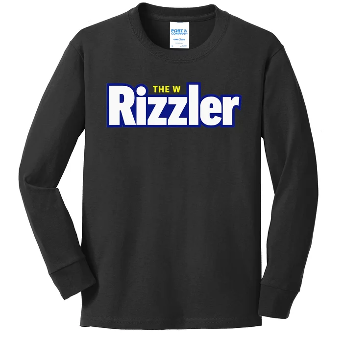 The W Rizzler For The Rizz God Kids Long Sleeve Shirt