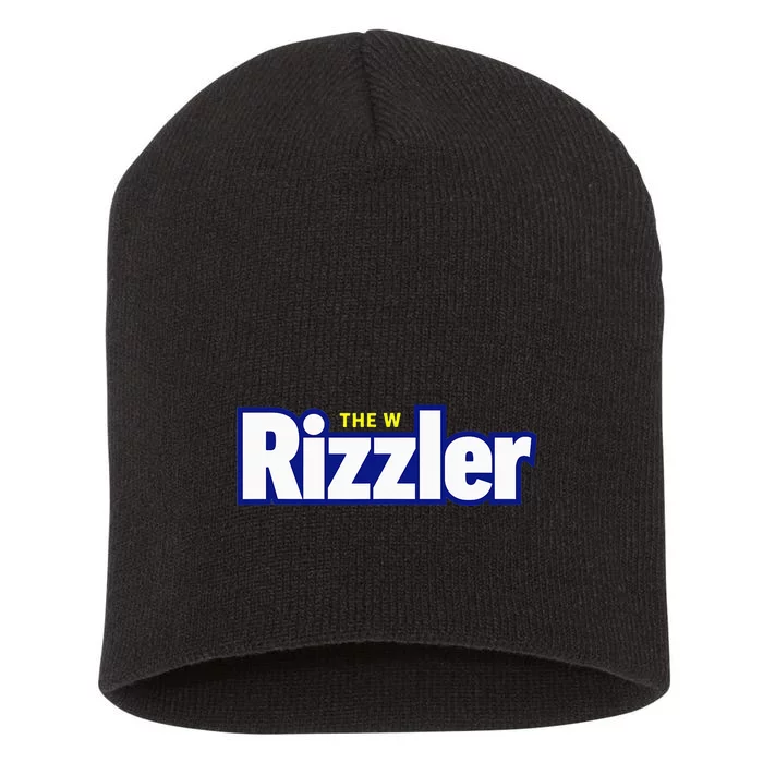 The W Rizzler For The Rizz God Short Acrylic Beanie