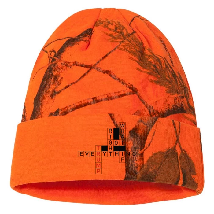 Trump Was Right! 2024 Political Election. Political Pride! Kati - 12in Camo Beanie