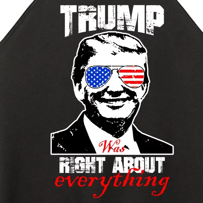 Trump Was Right About Everything Sunglasses USA Women’s Perfect Tri Rocker Tank