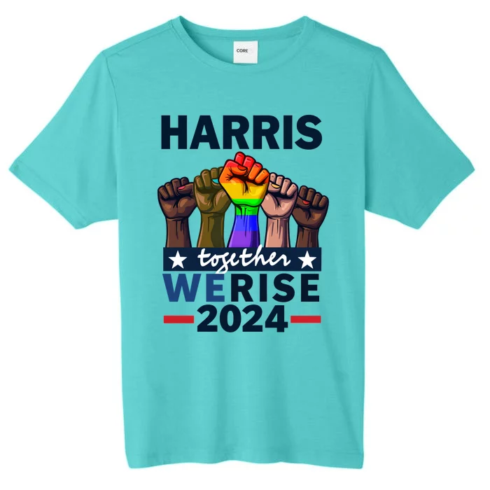 Together We Rise Kamala Harris 2024 Lgbt Meaningful Gift ChromaSoft Performance T-Shirt