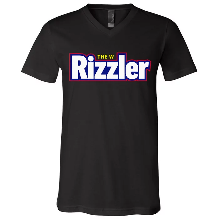 The W Rizzler For The Rizz God V-Neck T-Shirt