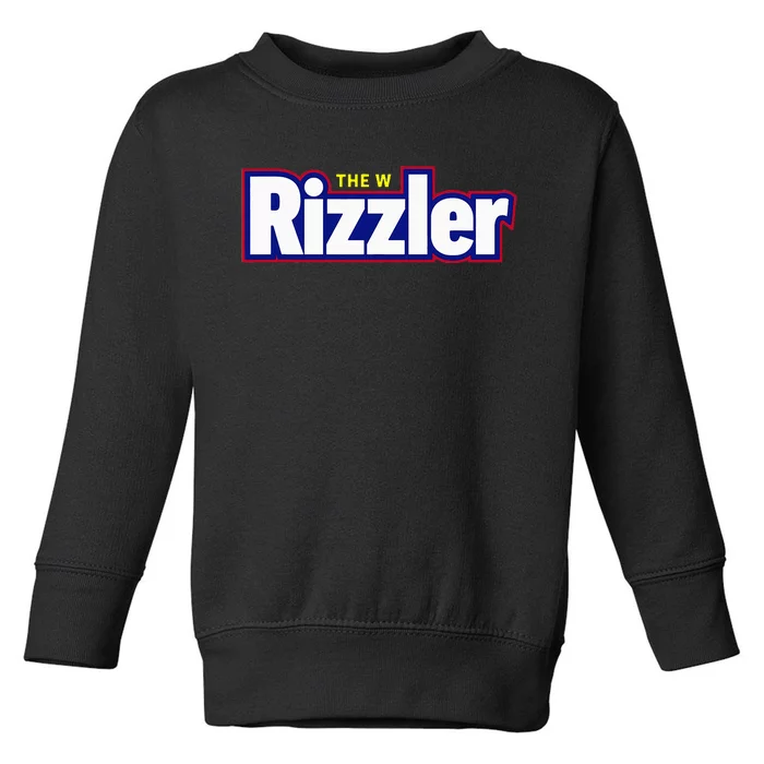 The W Rizzler For The Rizz God Toddler Sweatshirt