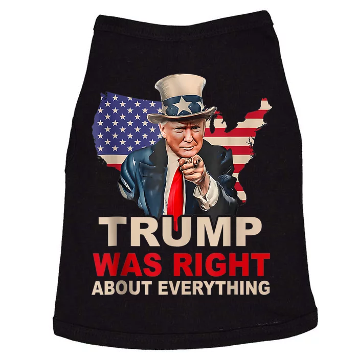 Trump Was Right About Everything Donald Trump Supporter Doggie Tank