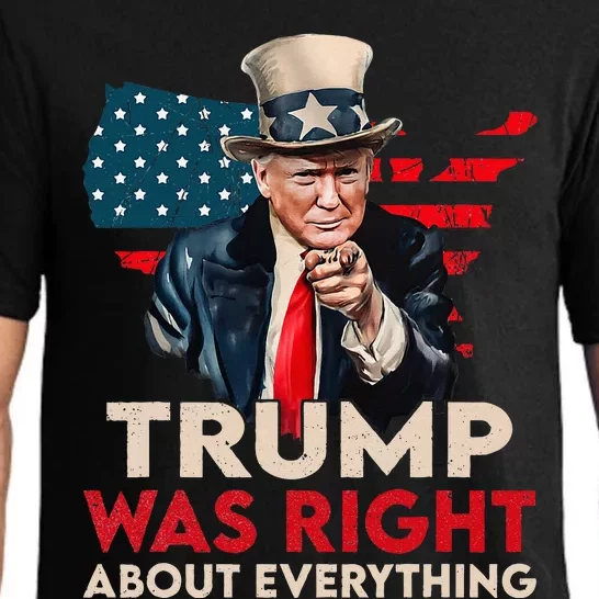 Trump Was Right About Everything Funny Pajama Set