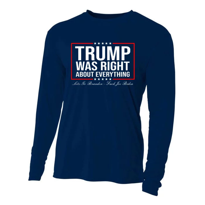 Trump Was Right About Everything LGBFJB LGB FJB Cooling Performance Long Sleeve Crew