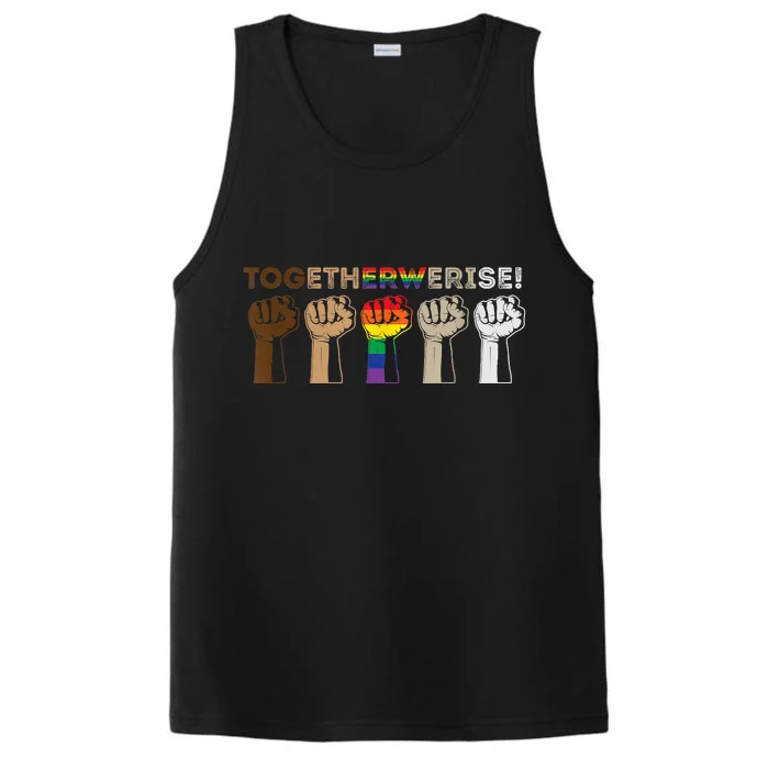 Together We Rise Black Lives Matter Performance Tank