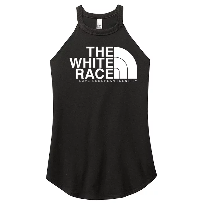 The White Race Save European Identity Women’s Perfect Tri Rocker Tank