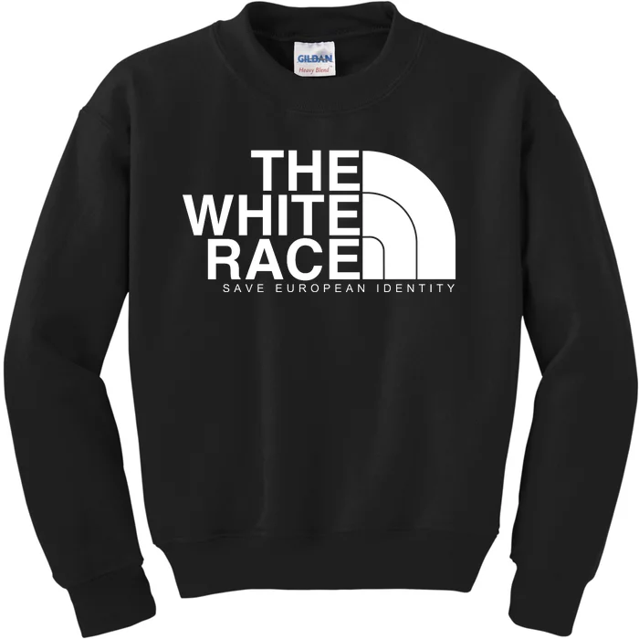 The White Race Save European Identity Kids Sweatshirt