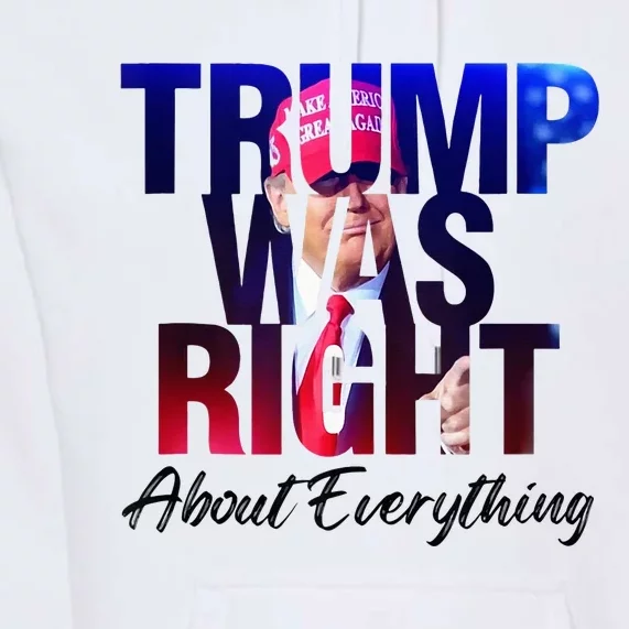 Trump Was Right About Everything Premium Hoodie