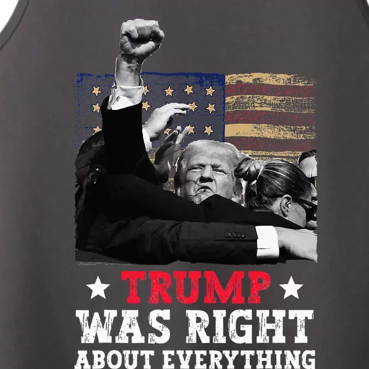 Trump Was Right About Everything Donald Trump 2024 Performance Tank