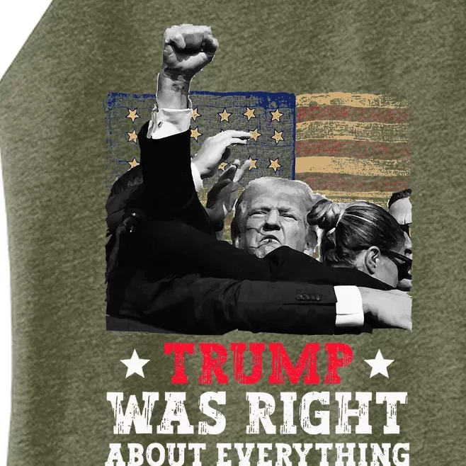 Trump Was Right About Everything Donald Trump 2024 Women’s Perfect Tri Rocker Tank