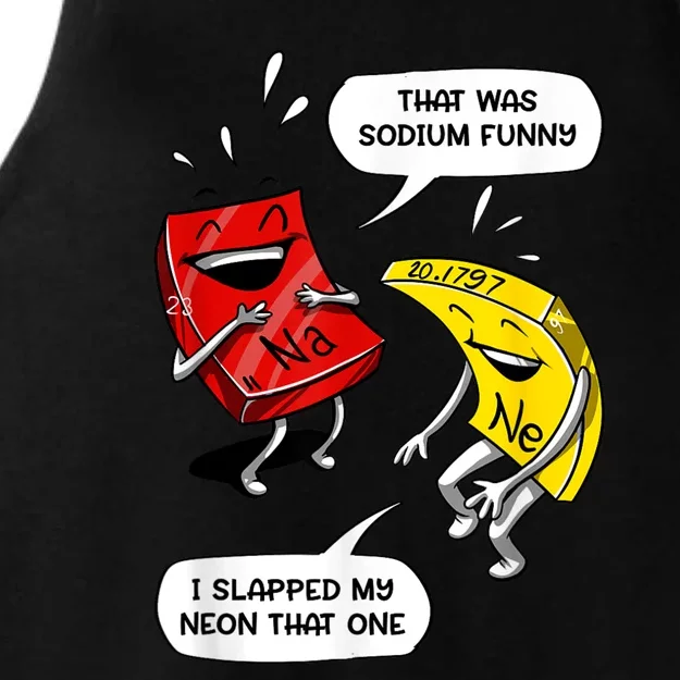 That Was Sodium Funny Geek Chemistry Science Joke Ladies Tri-Blend Wicking Tank