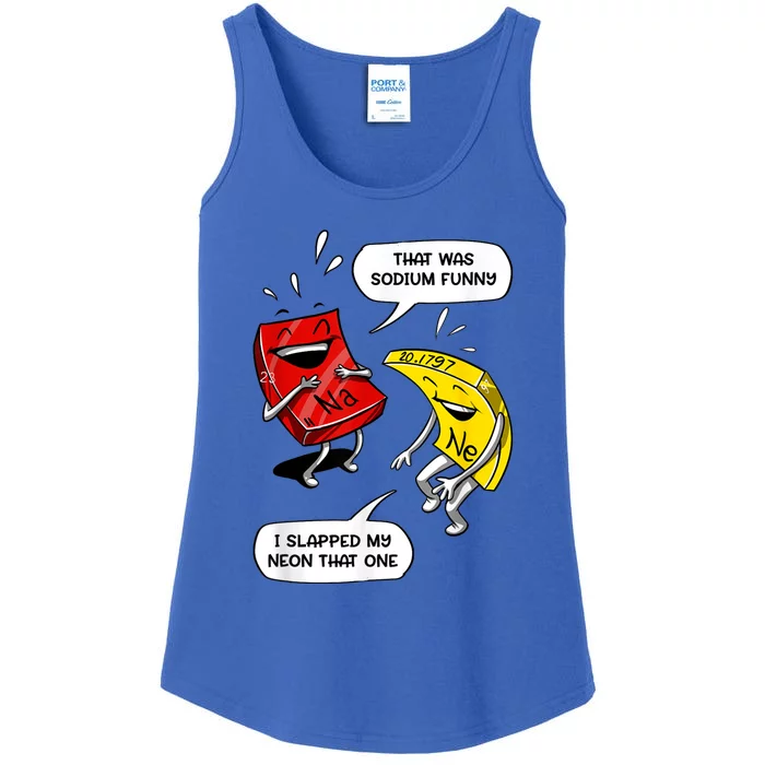 That Was Sodium Funny Geek Chemistry Science Joke Ladies Essential Tank