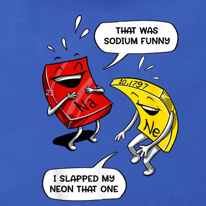 That Was Sodium Funny Geek Chemistry Science Joke Zip Tote Bag