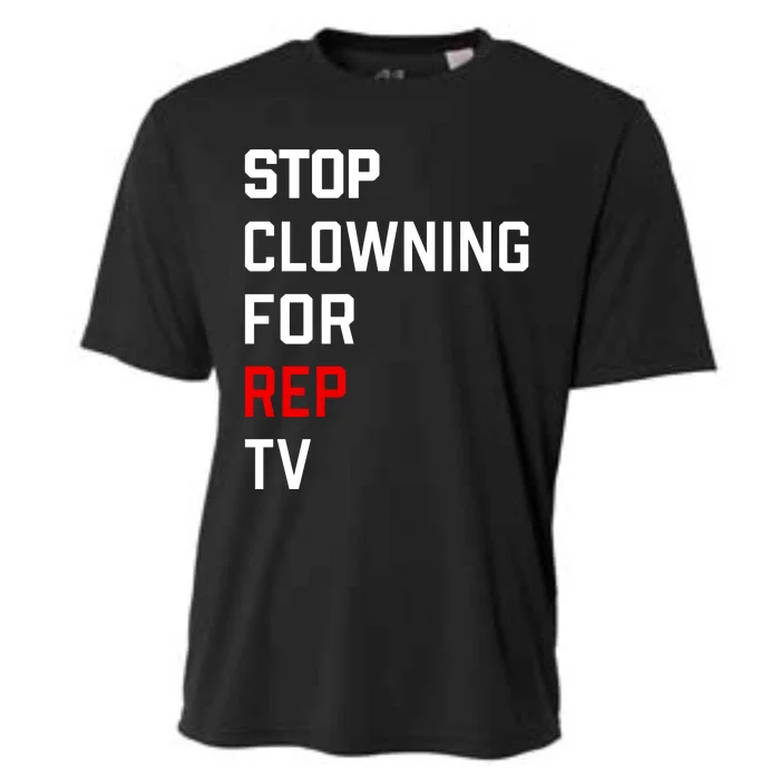 Taylor Wearing Stop Clowning For Rep Cooling Performance Crew T-Shirt