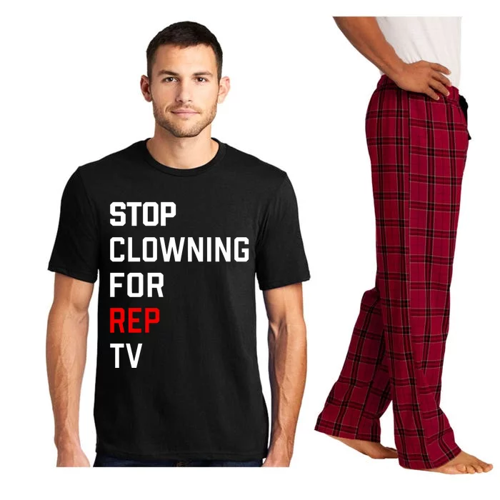 Taylor Wearing Stop Clowning For Rep Pajama Set