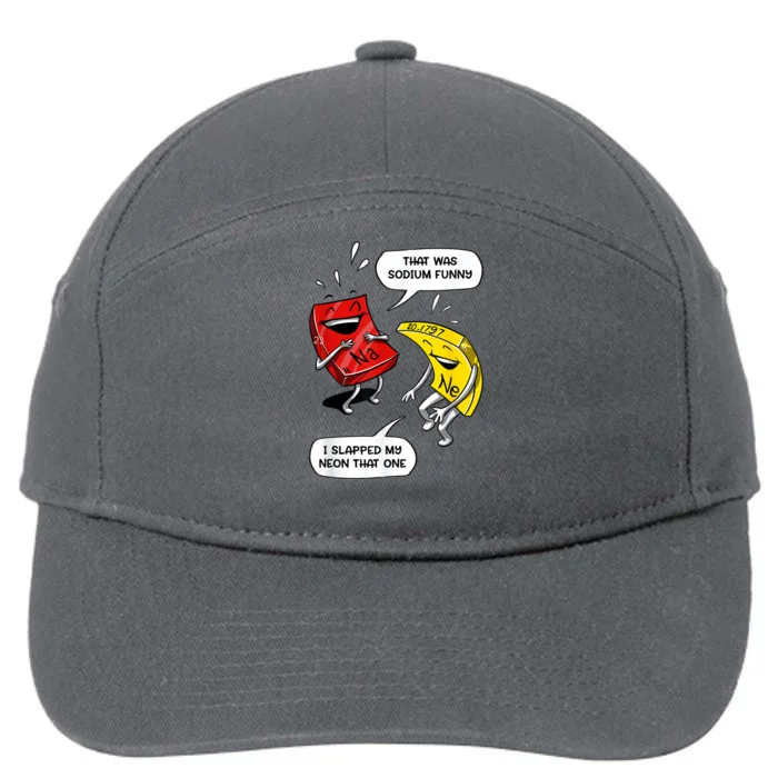 That Was Sodium Funny Geek Chemistry Science Joke 7-Panel Snapback Hat