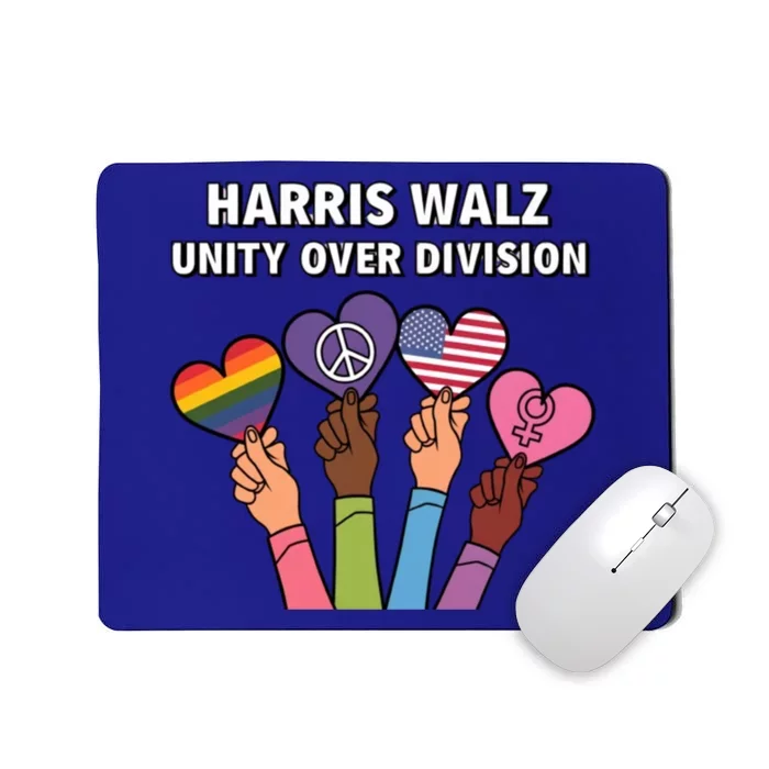 Together We Stand Harris And Walz Unite Cute Gift Mousepad