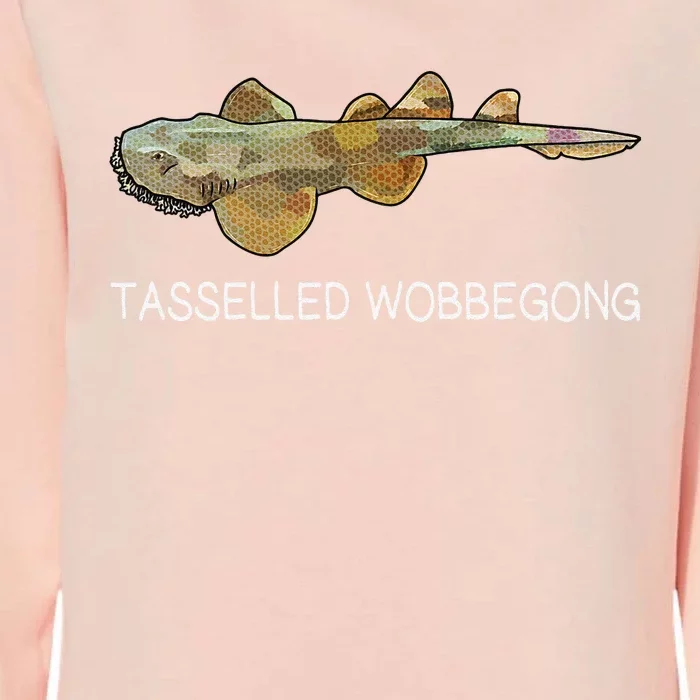 Tasselled Wobbegong Shark Lover Womens California Wash Sweatshirt