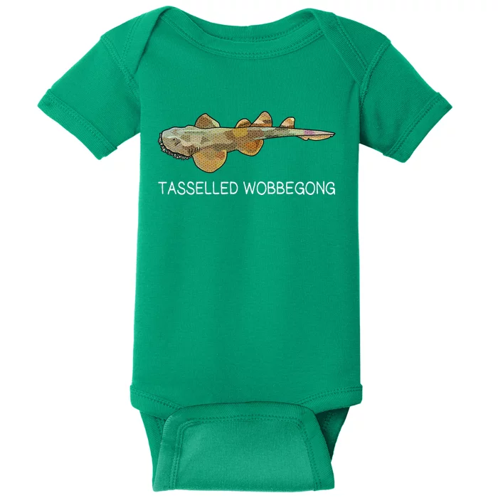 Tasselled Wobbegong Shark Lover Baby Bodysuit