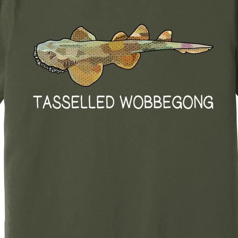 Tasselled Wobbegong Shark Lover Premium T-Shirt