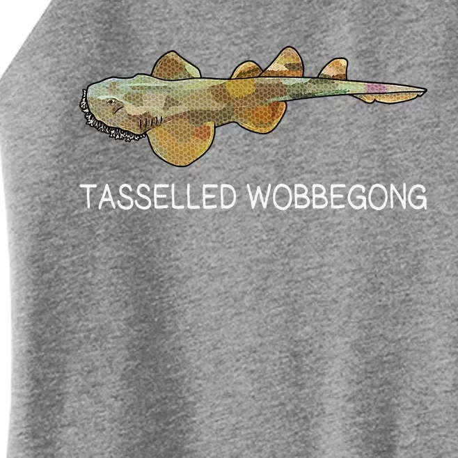 Tasselled Wobbegong Shark Lover Women’s Perfect Tri Rocker Tank