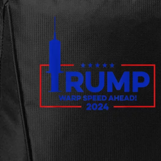 Trump Warp Speed Ahead 2024 City Backpack