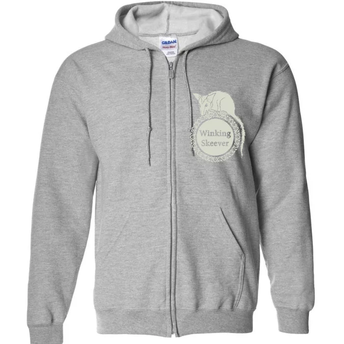 The Winking Skeever Premium Full Zip Hoodie