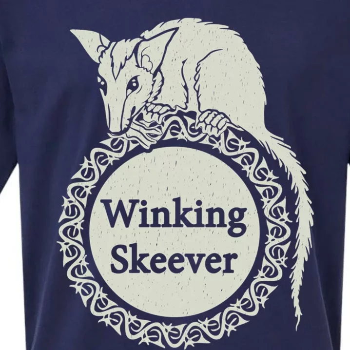 The Winking Skeever Premium Sueded Cloud Jersey T-Shirt