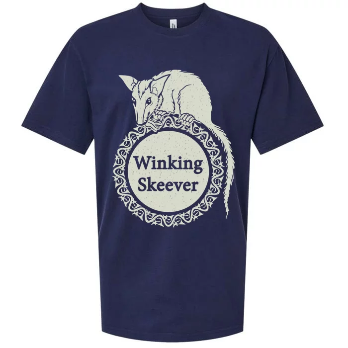 The Winking Skeever Premium Sueded Cloud Jersey T-Shirt