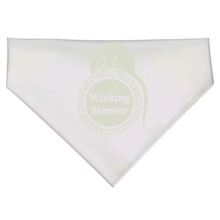 The Winking Skeever Premium USA-Made Doggie Bandana