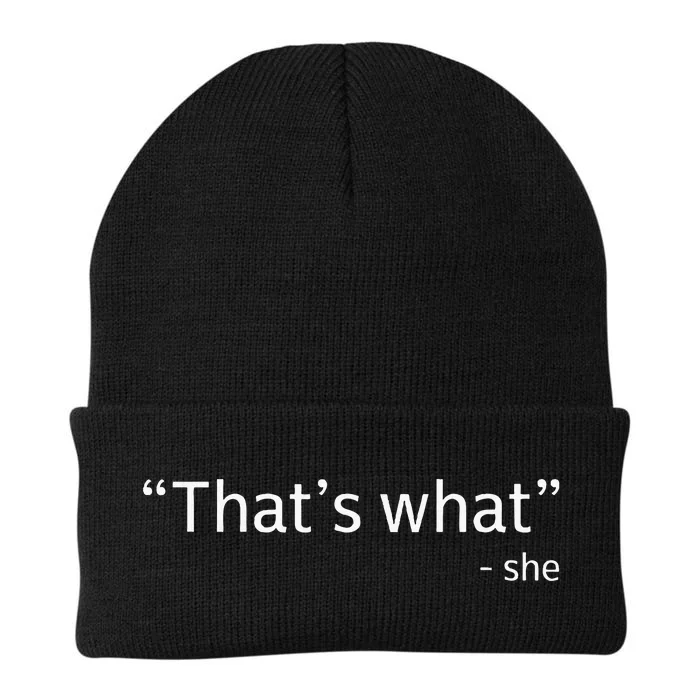 ThatS What She Said Funny Workplace Office Knit Cap Winter Beanie