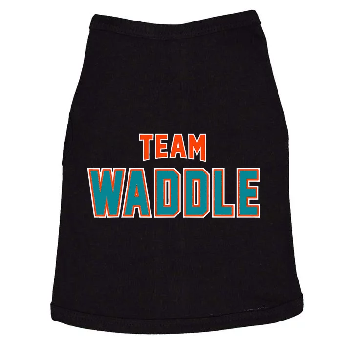 Team Waddle Surname Proud Family Last Name Doggie Tank