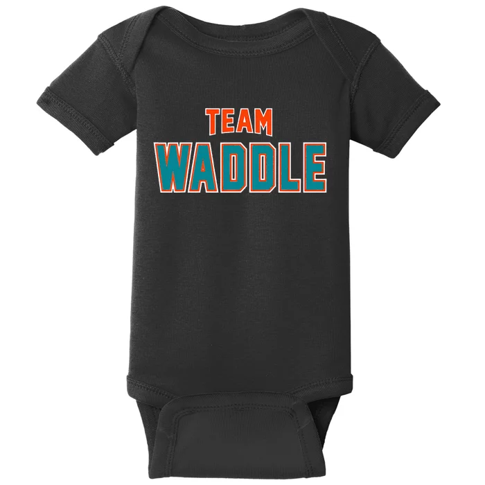 Team Waddle Surname Proud Family Last Name Baby Bodysuit